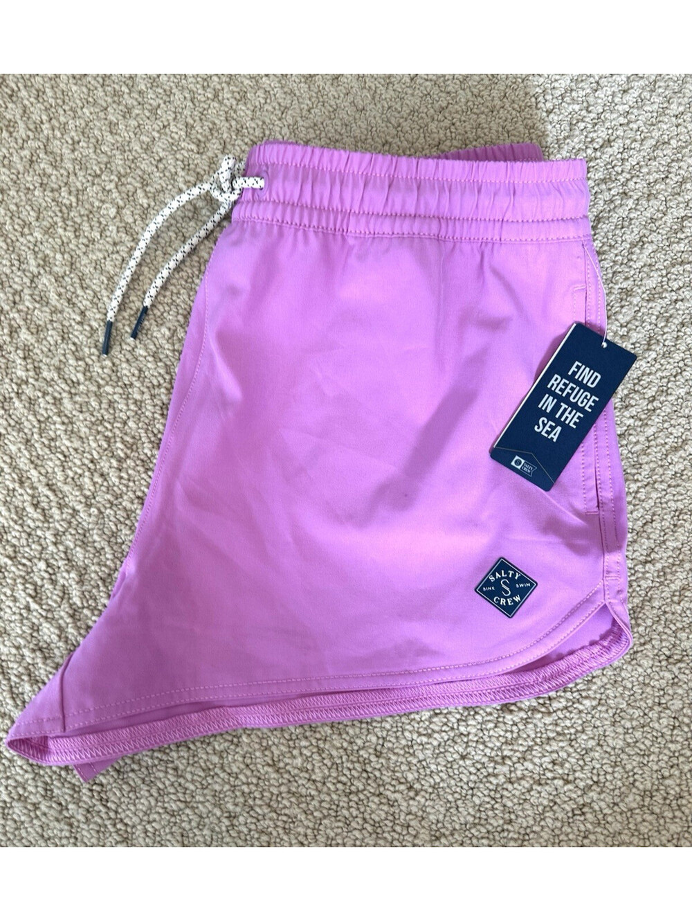 Salty Crew Woman's Shorts Beacons Shorts - Violet - Size Medium - New